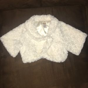 Gymboree Faux Fur Crop Jacket